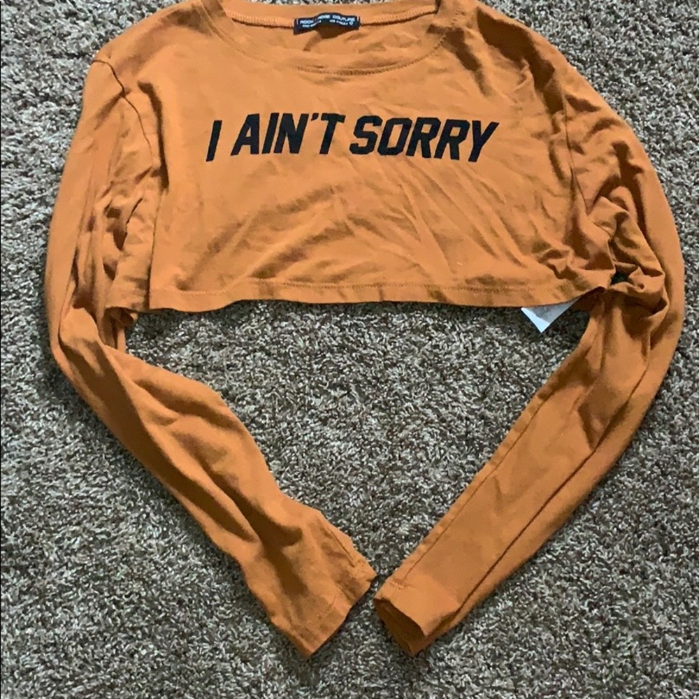 Long Sleeve Crop Top
